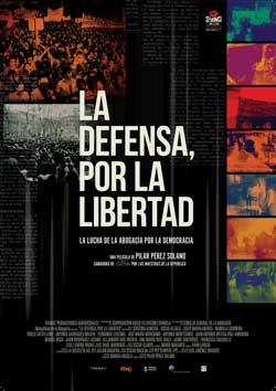 Cartel de La defensa, por la libertad