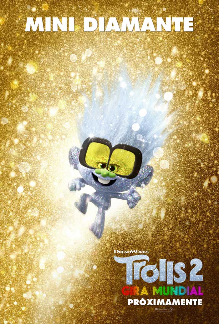 Trolls 2 - Gira mundial - cartel Mini Diamante