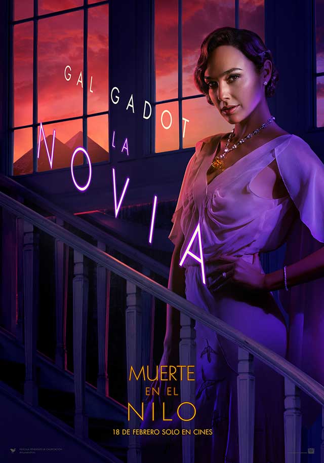 Muerte en el Nilo - cartel Gal Gadot es La novia