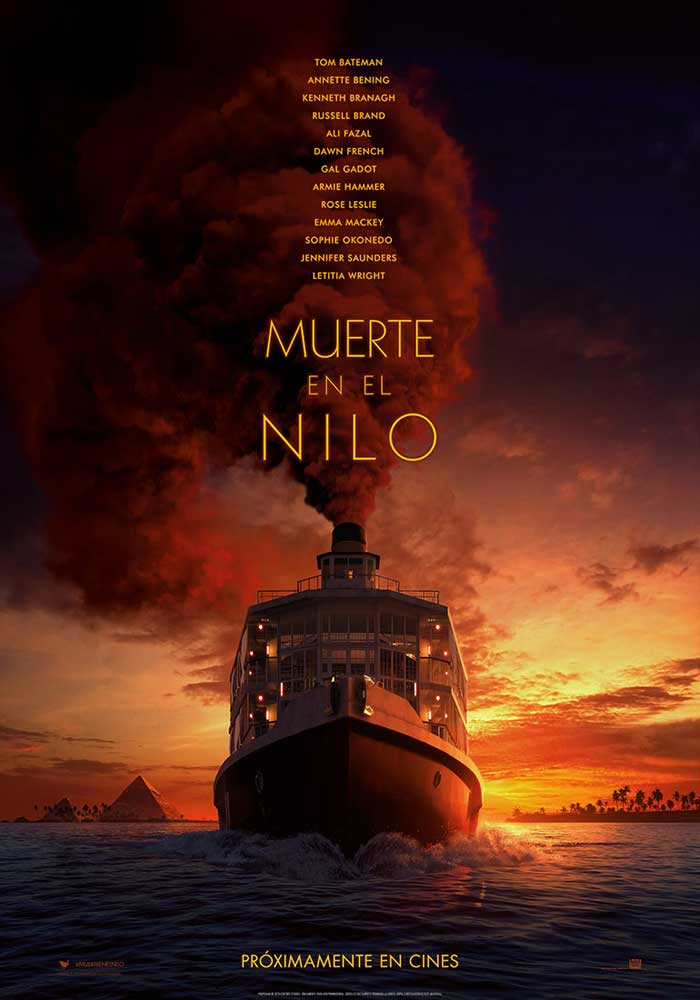 Muerte en el Nilo cartel de la película