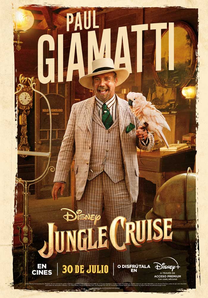 Jungle Cruise - cartel Paul Giamatti