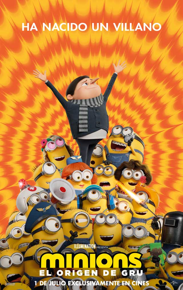Minions: El origen de Gru - cartel