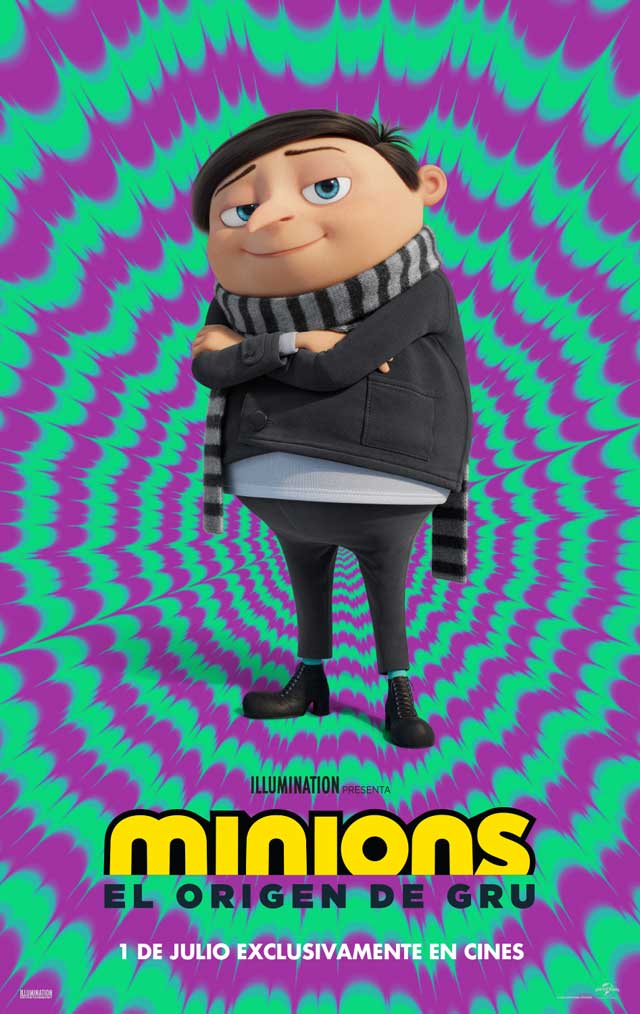 Minions: El origen de Gru - cartel Joven Gru