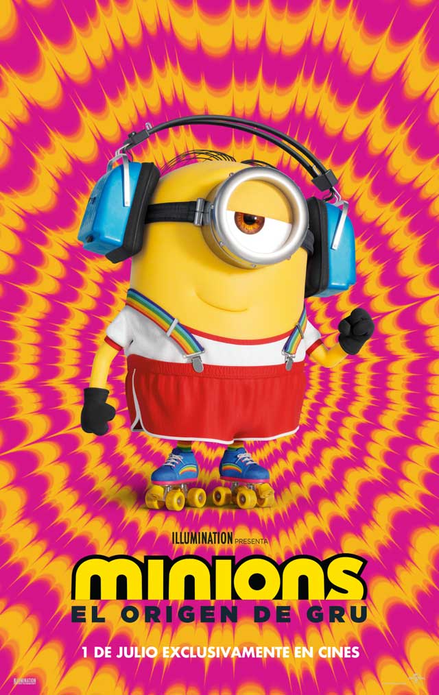 Minions: El origen de Gru - cartel Stuart