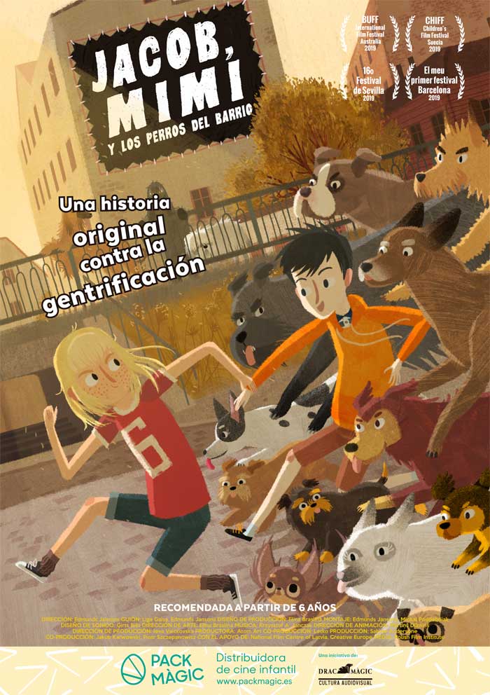 Jacob, Mimi y los perros del barrio - cartel