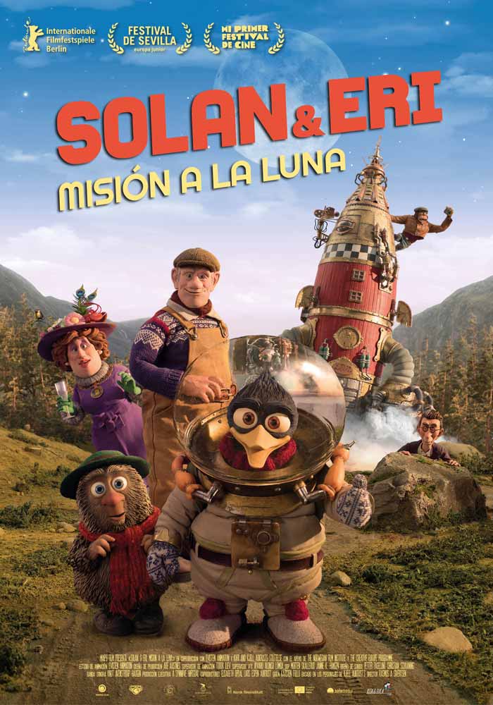 Solan & Eri: Misión a la luna - cartel