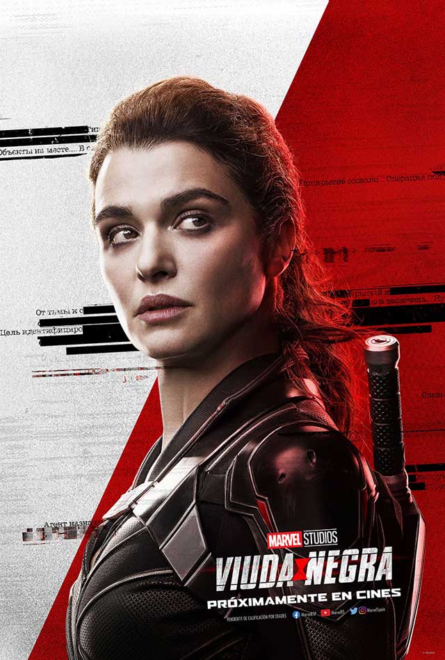 Viuda negra - cartel Rachel Weisz