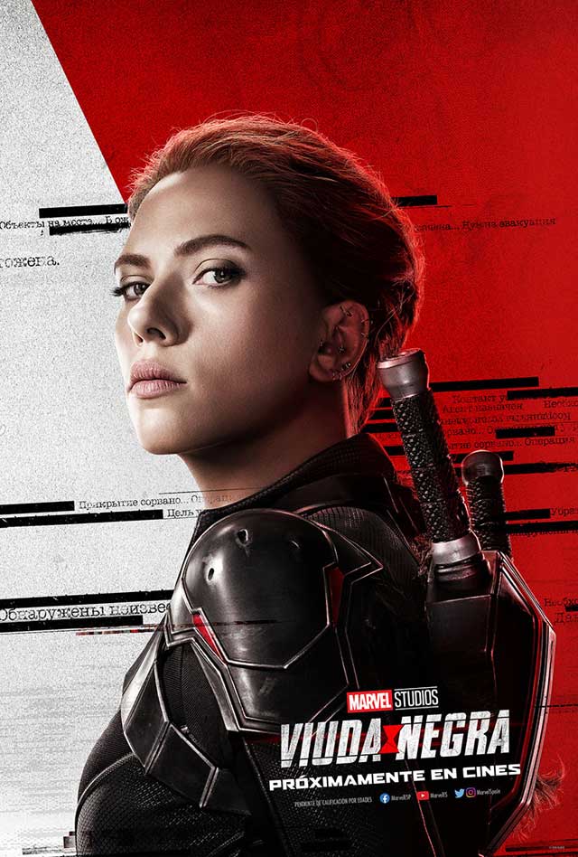Viuda negra - cartel Scarlett Johansson