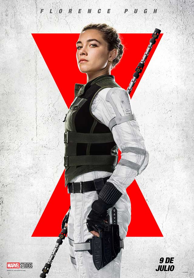 Viuda negra - cartel Florence Pugh