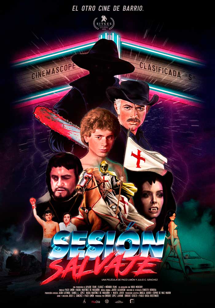 Sesión salvaje - cartel