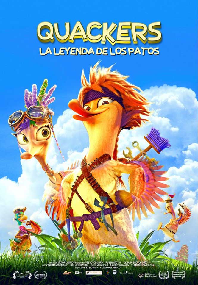 Quackers, la leyenda de los patos - cartel