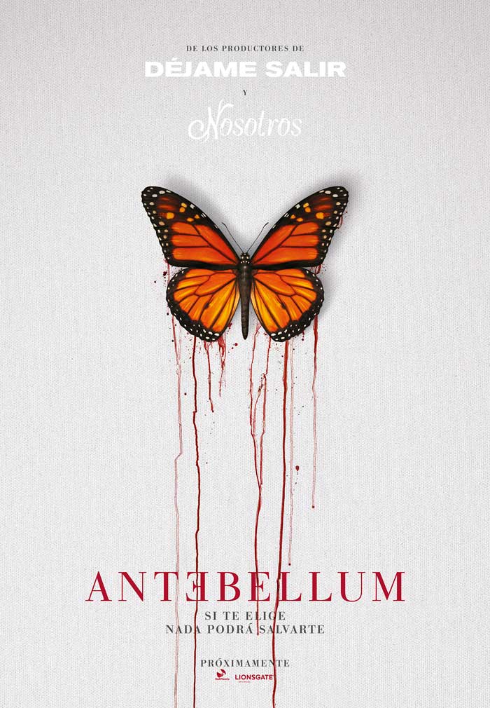 Antebellum - cartel Teaser blanco