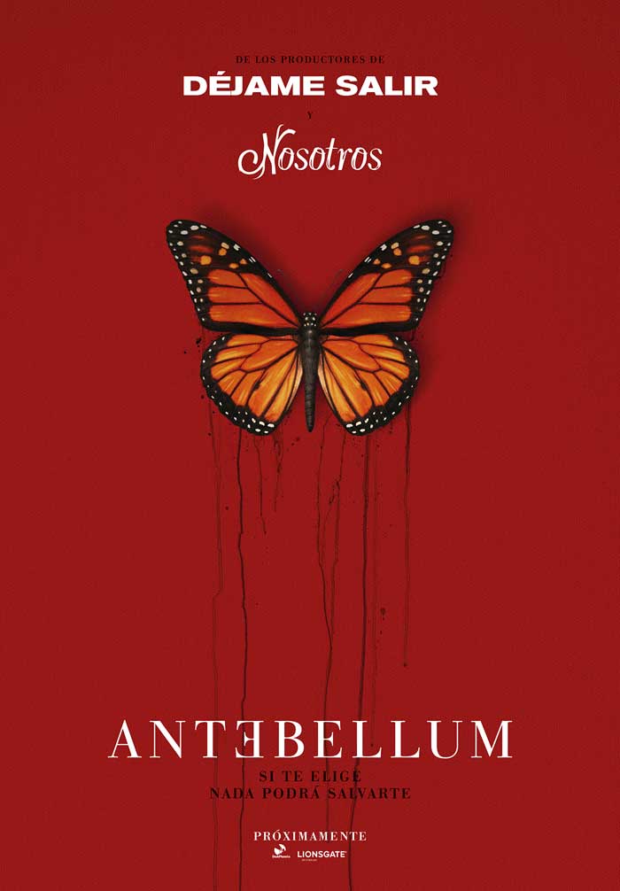 Antebellum - cartel Teaser rojo