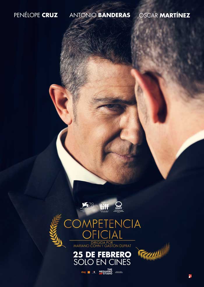 Competencia oficial - cartel Antonio Banderas