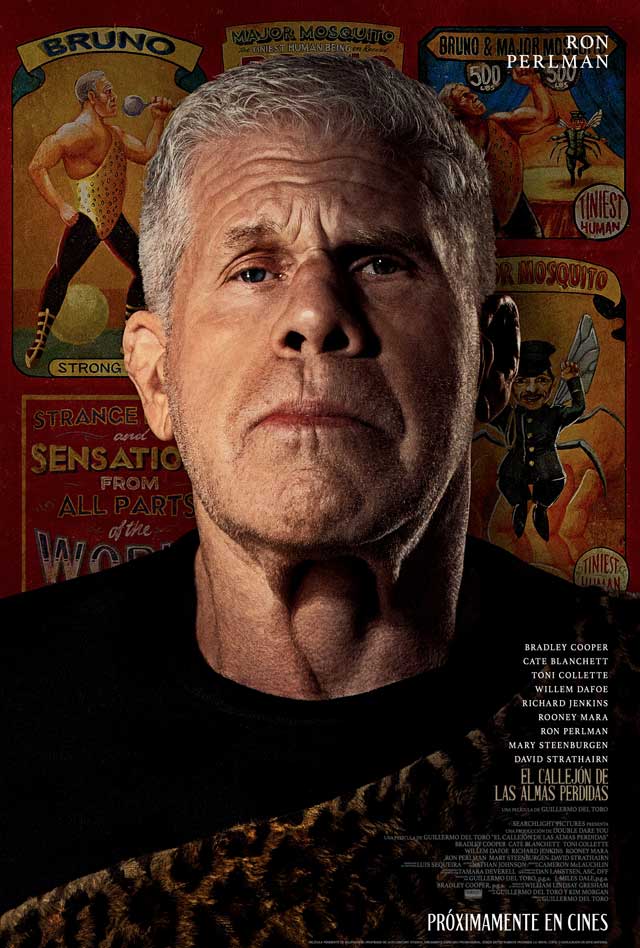 El callejón de las almas perdidas - cartel Ron Perlman