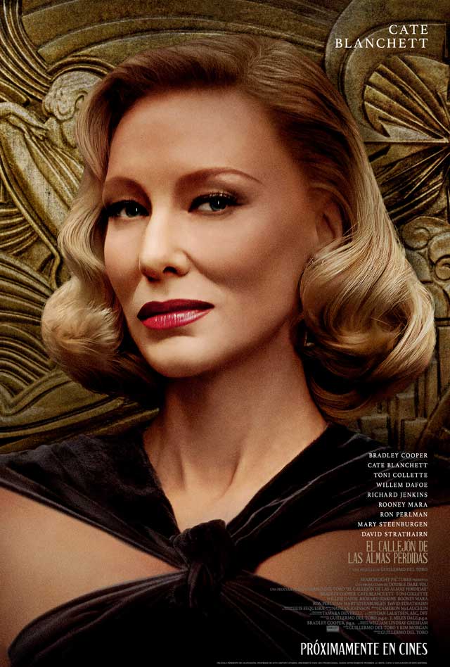 El callejón de las almas perdidas - cartel Cate Blanchett
