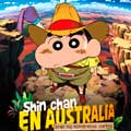 Shin Chan en Australia. Tras las esmeraldas verdes cartel reducido