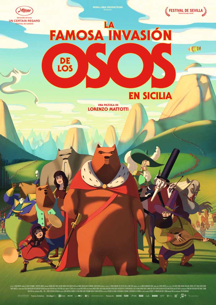 La famosa invasión de los osos en Sicilia - cartel