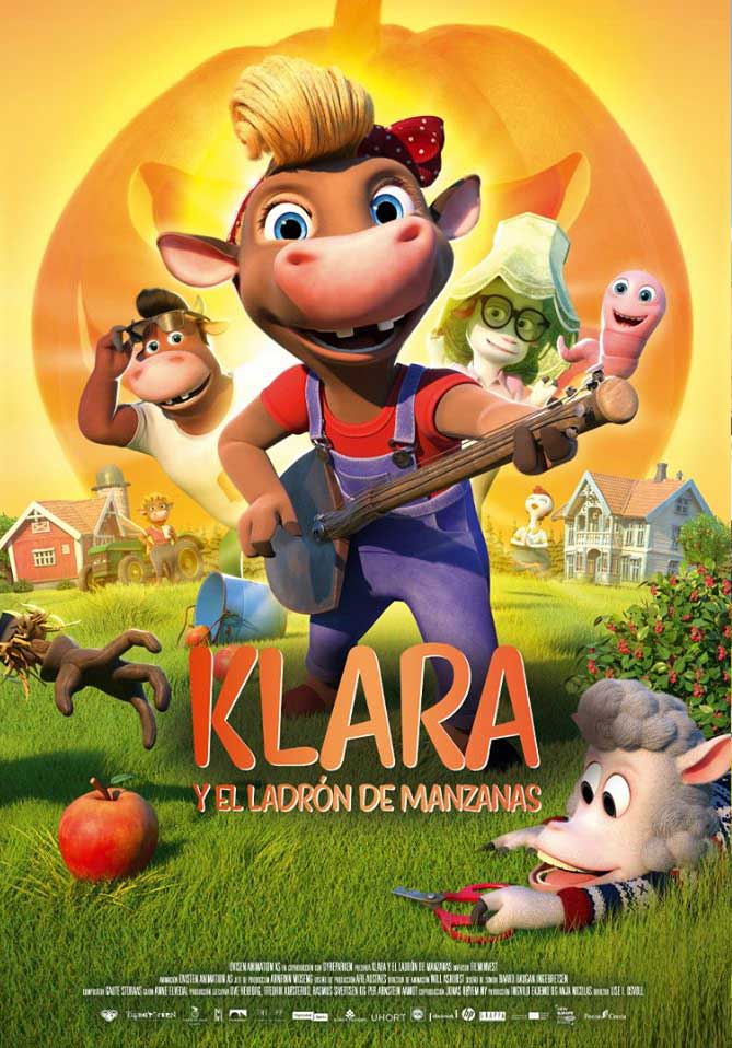 Klara y el ladrón de manzanas - cartel
