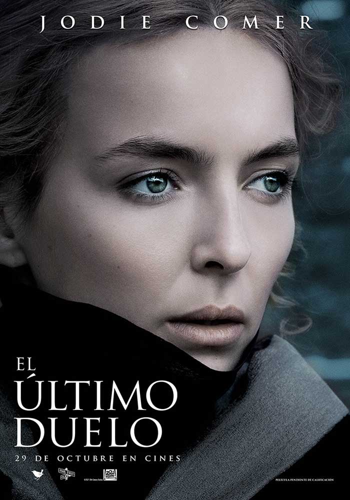 El último duelo - cartel Jodie Comer