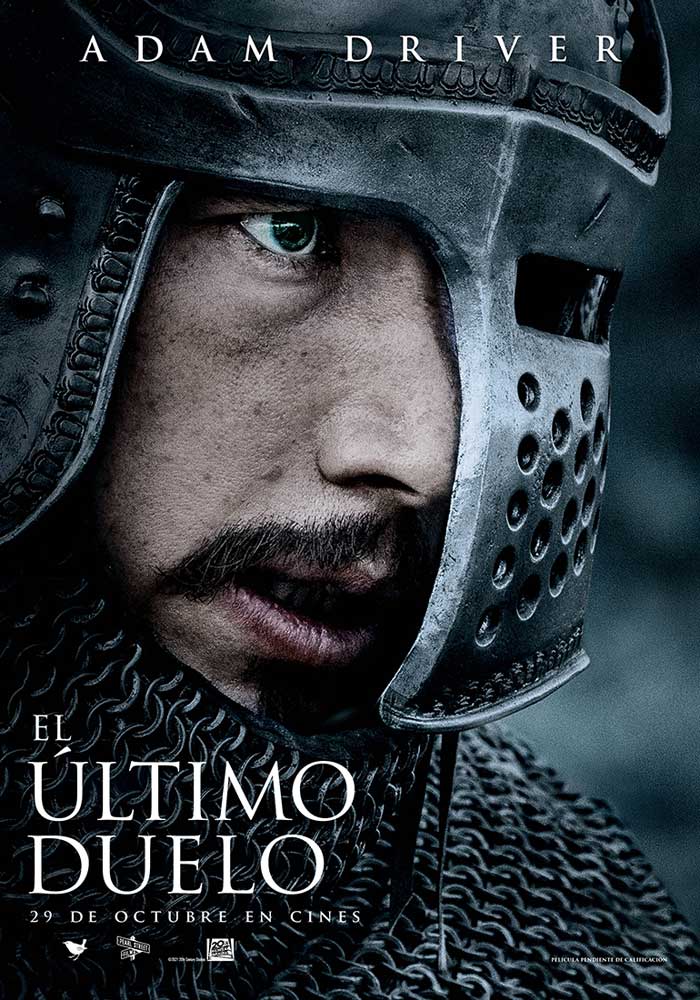 El último duelo - cartel Adam Driver