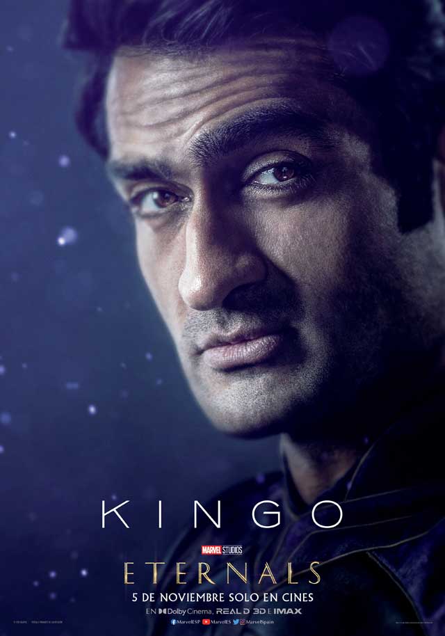 Eternals - cartel Kumail Nanjiani es Kingo