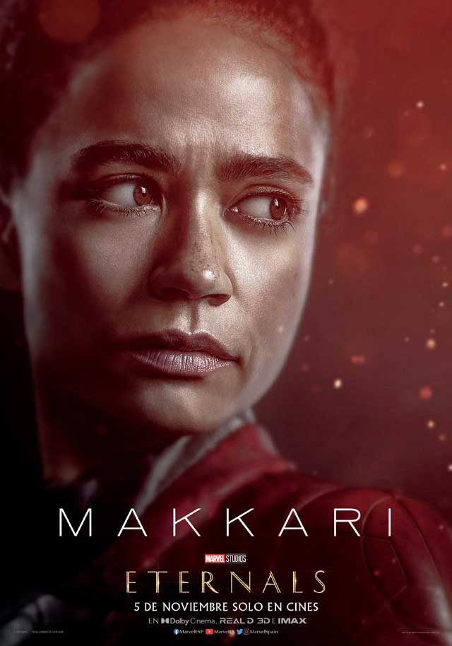 Eternals - cartel Lauren Ridloff es Makkari