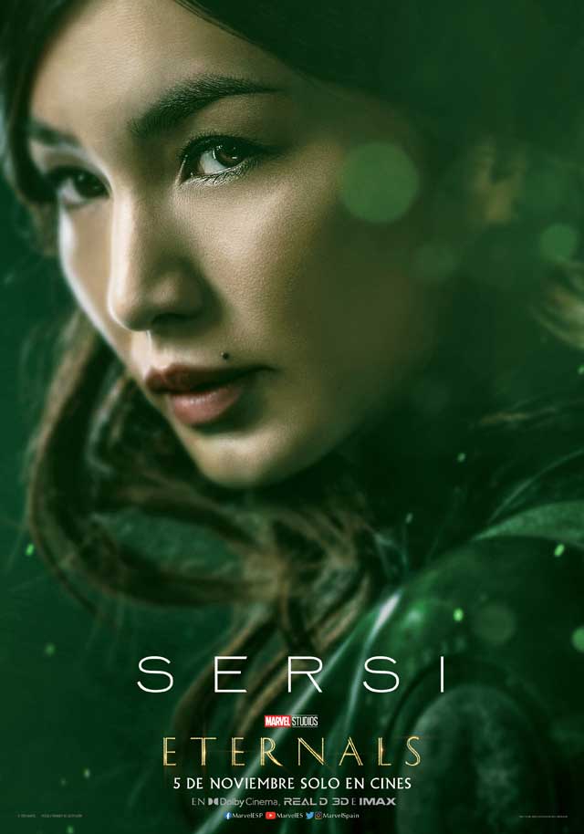 Eternals - cartel Gemma Chan es Sersi