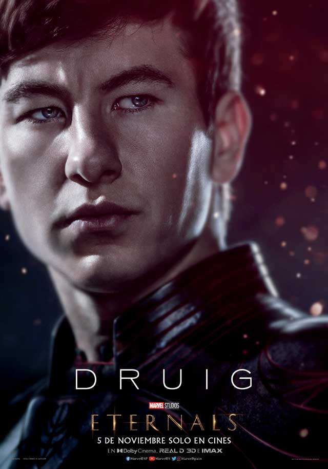 Eternals - cartel Barry Keoghan es Druig
