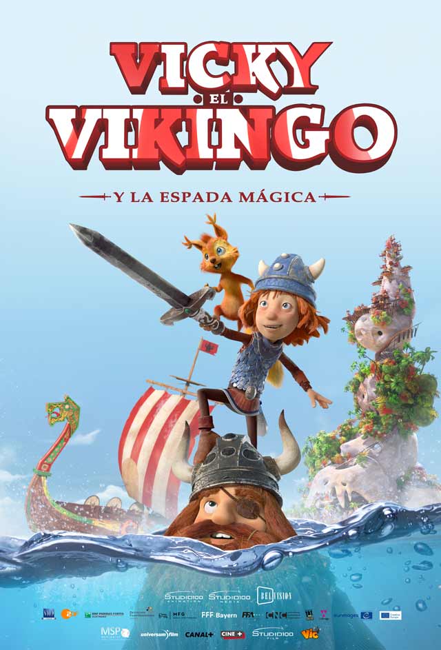 Vicky el Vikingo y la espada mágica - cartel