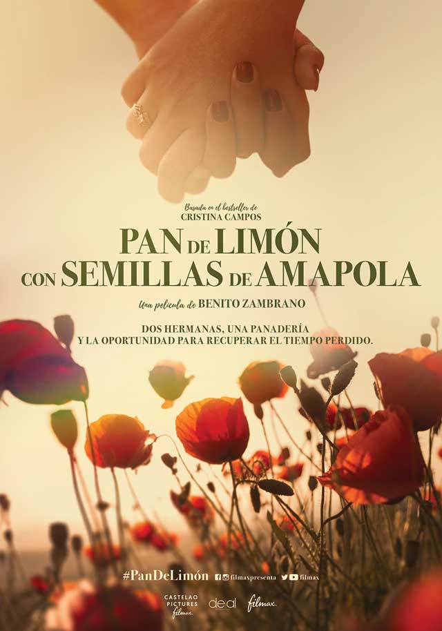 Pan de limón con semillas de amapola - cartel
