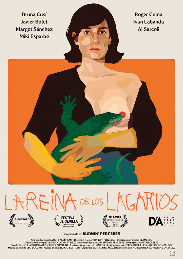 La reina de los lagartos - cartel