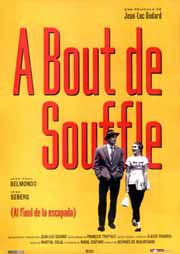 Cartel de À Bout de Souffle (Al final de la escapada)