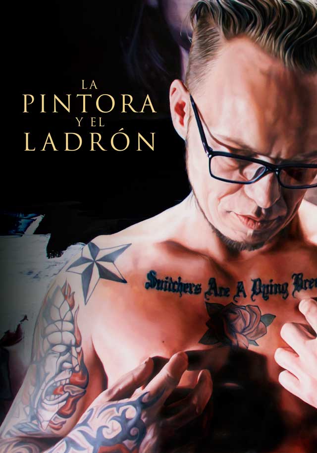 La pintora y el ladrón - cartel