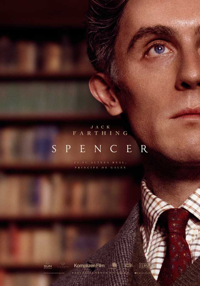 Spencer - cartel Jack Farthing es su alteza real el Príncipe de Gales