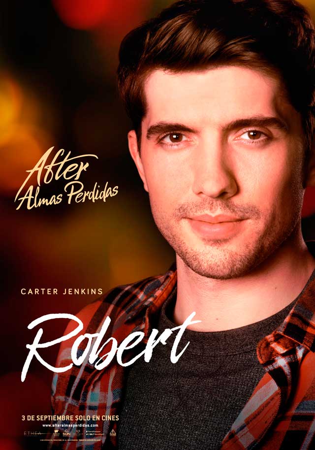 After. Almas perdidas - cartel Carter Jenkins es Robert