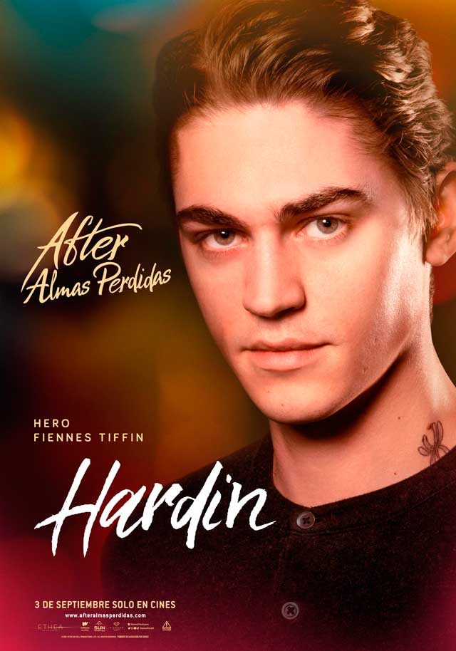 After. Almas perdidas - cartel Hero Fiennes Tiffin es Hardin