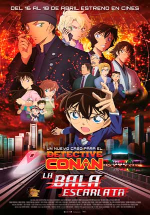 Cartel de Detective Conan: la bala escarlata