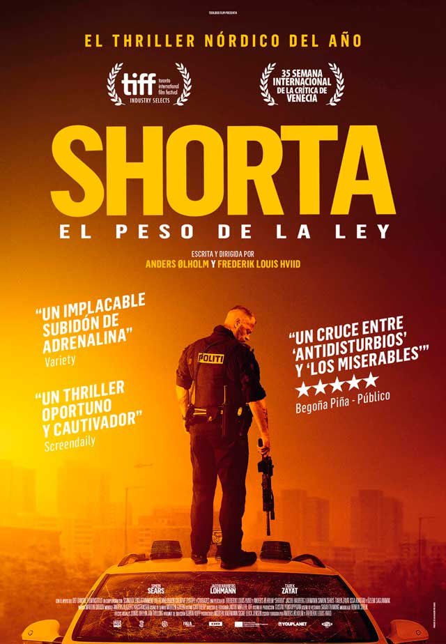 Shorta. El peso de la ley - cartel