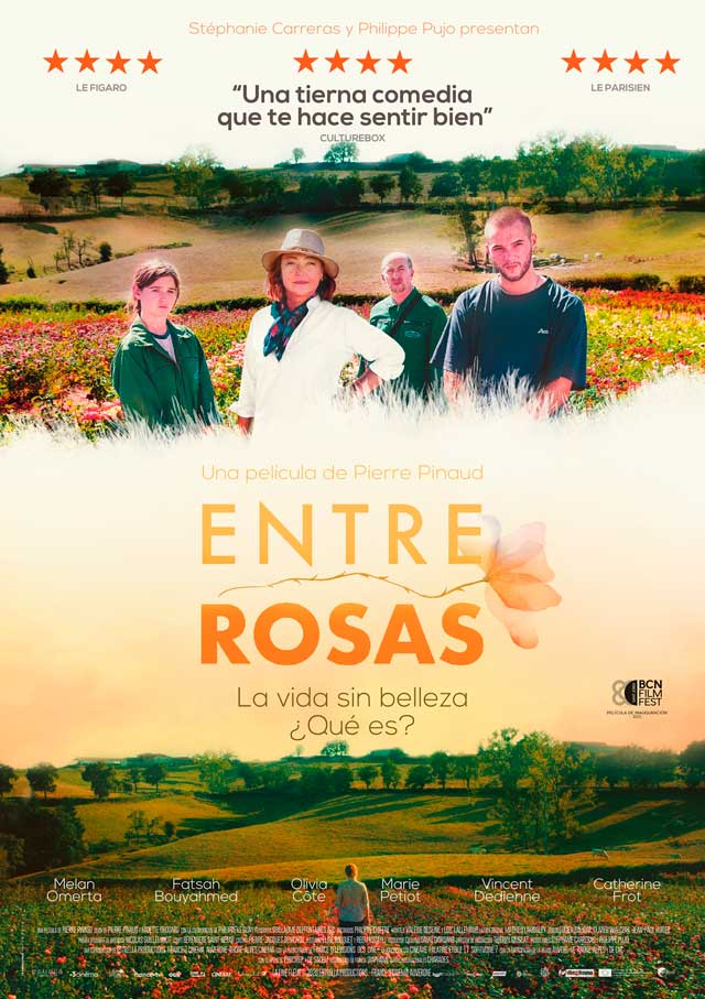 Entre rosas - cartel