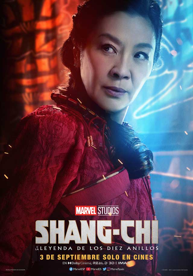 Shang-Chi y la leyenda de los diez anillos - cartel Michelle Yeoh es Ying Nan