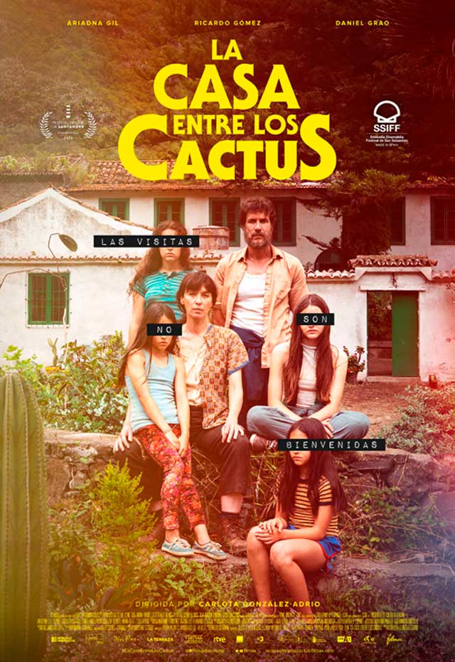 La casa entre los cactus - cartel