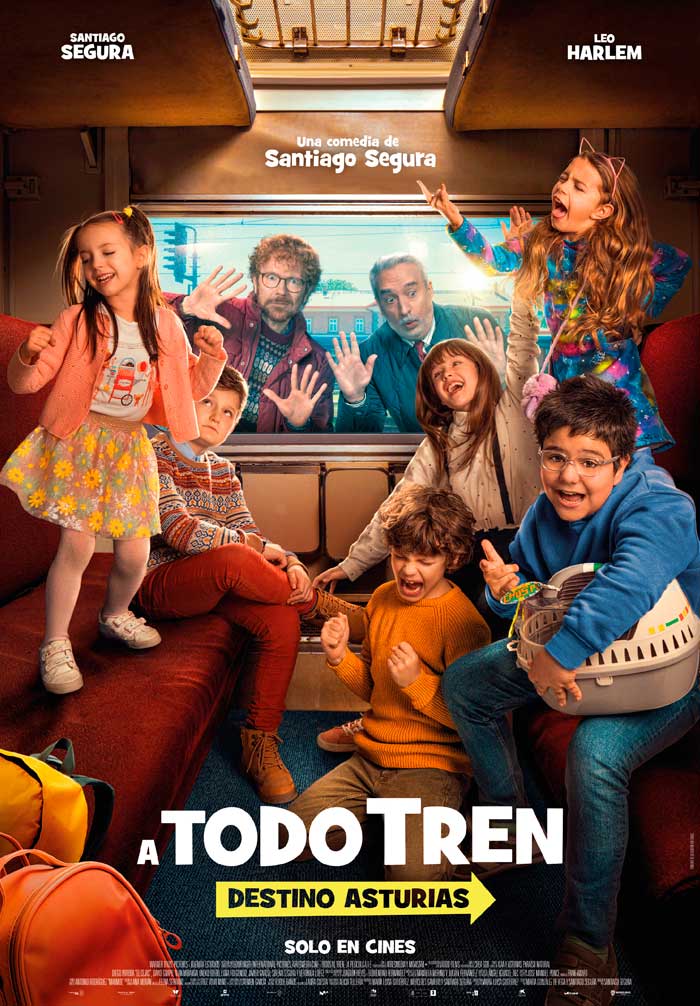 ¡A todo tren! Destino Asturias - cartel
