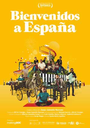 Cartel de Bienvenidos a España