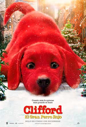 Cartel de Clifford, el gran perro rojo