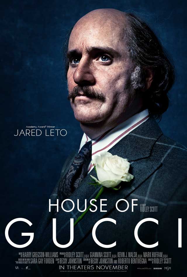 La casa Gucci - cartel Jared Leto