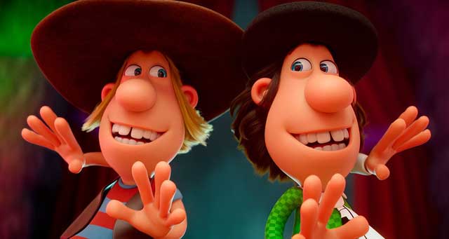 Dos colegas y la gran bestia