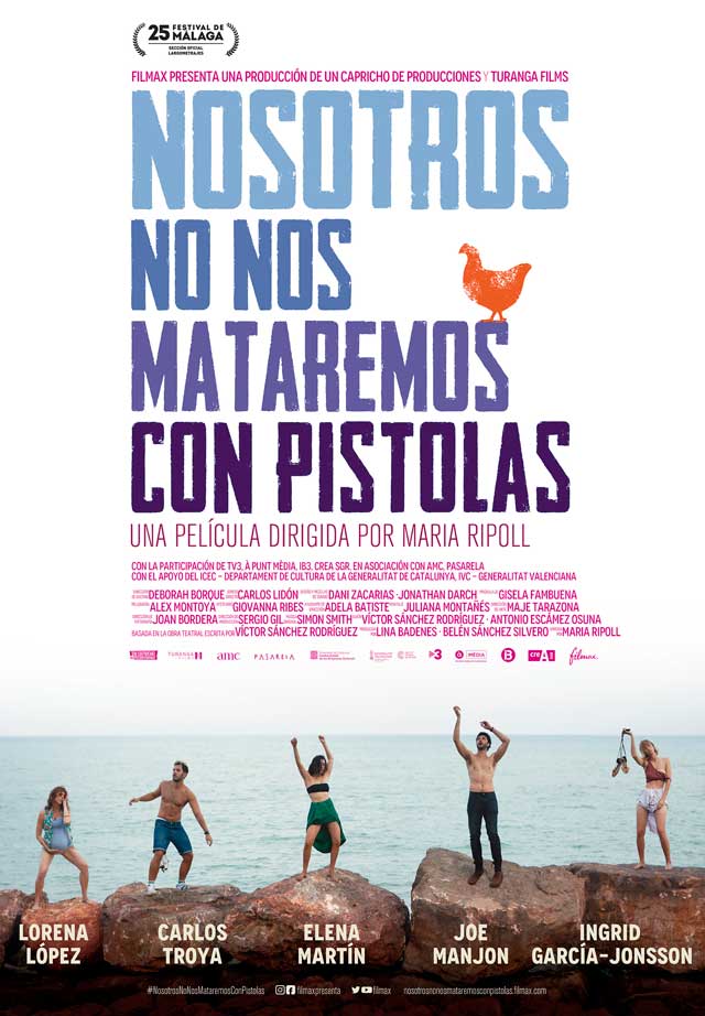 Nosotros no nos mataremos con pistolas - cartel
