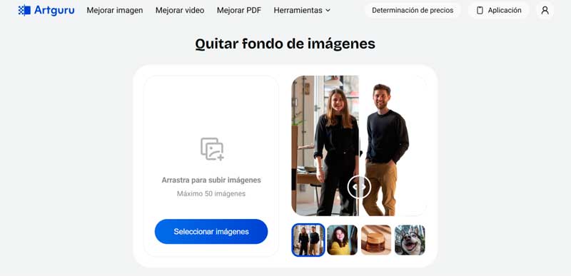 Quitar fondo de imágenes