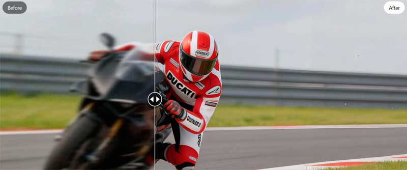 Antes y después usando Vmake